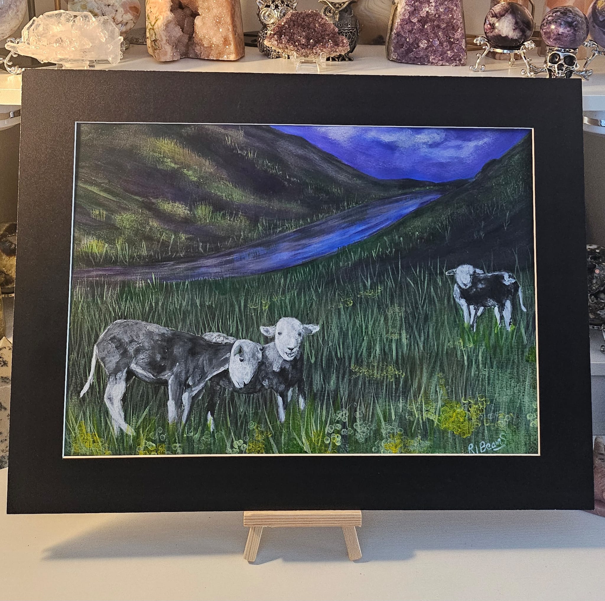 Among the Fells – Mounted Art Print