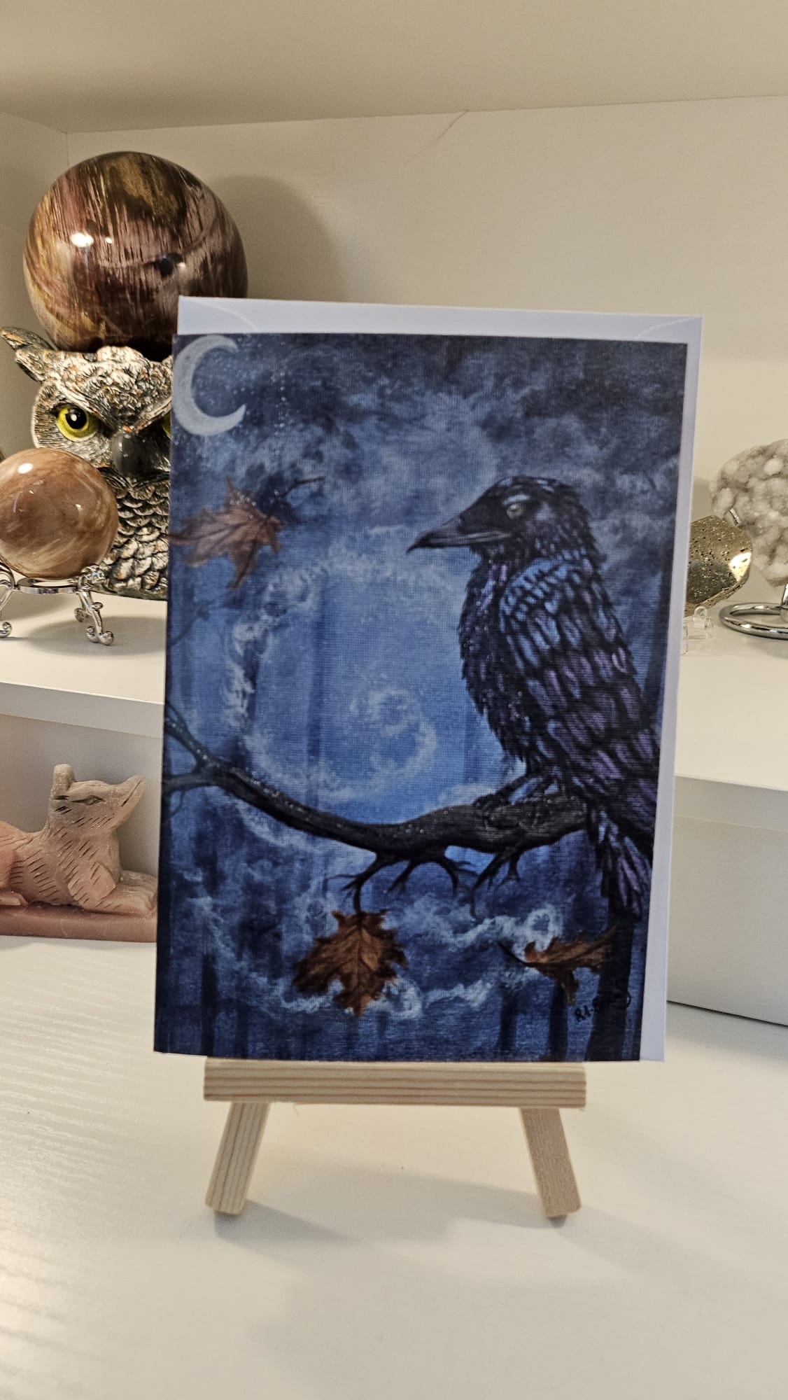 The Raven of Turning Greeting Card