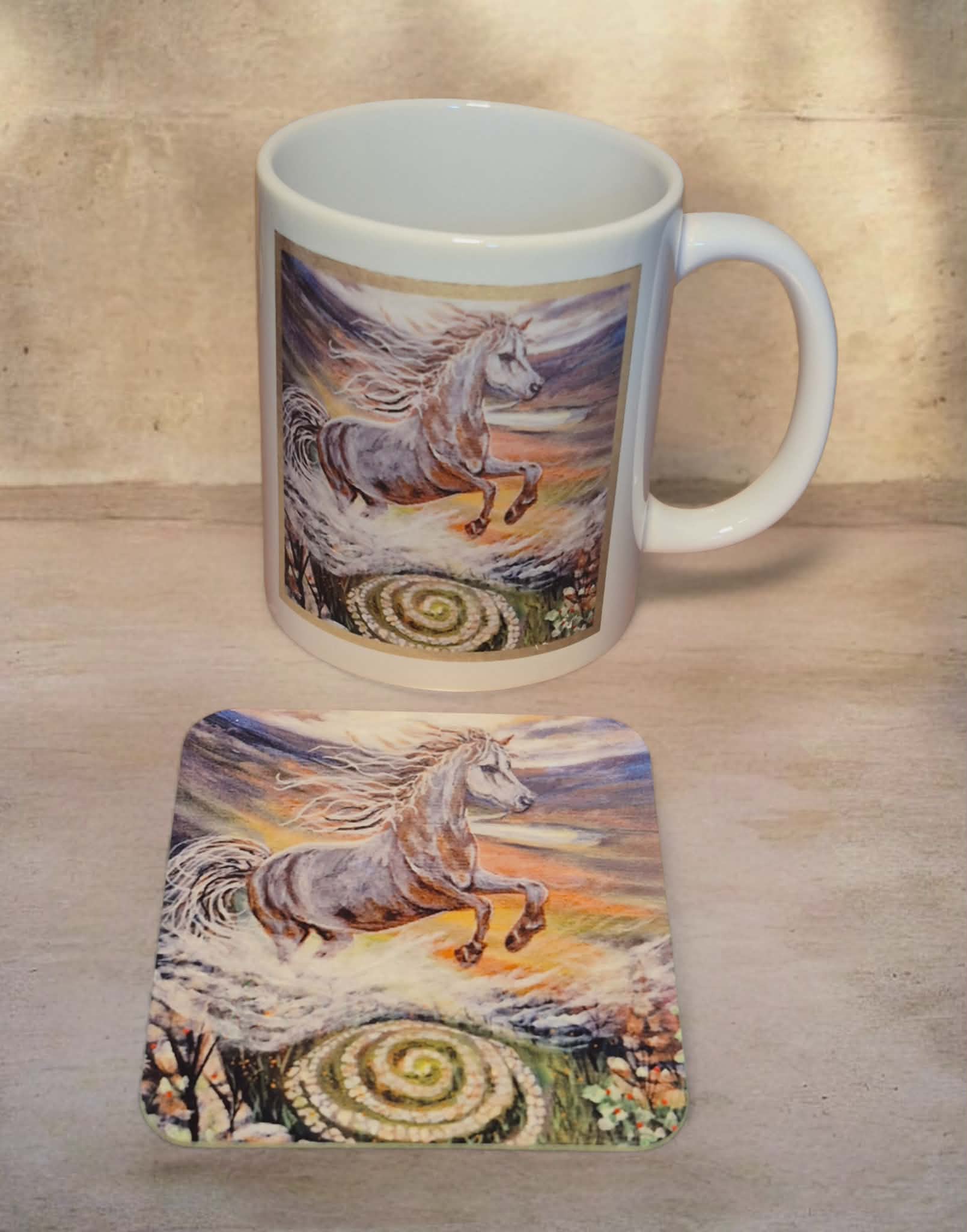 The Mare of Wild Dawn Mug & Coaster Set
