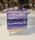 Violet Tide Mini Seascape Painting