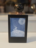 Snow Hare Under Moonlight