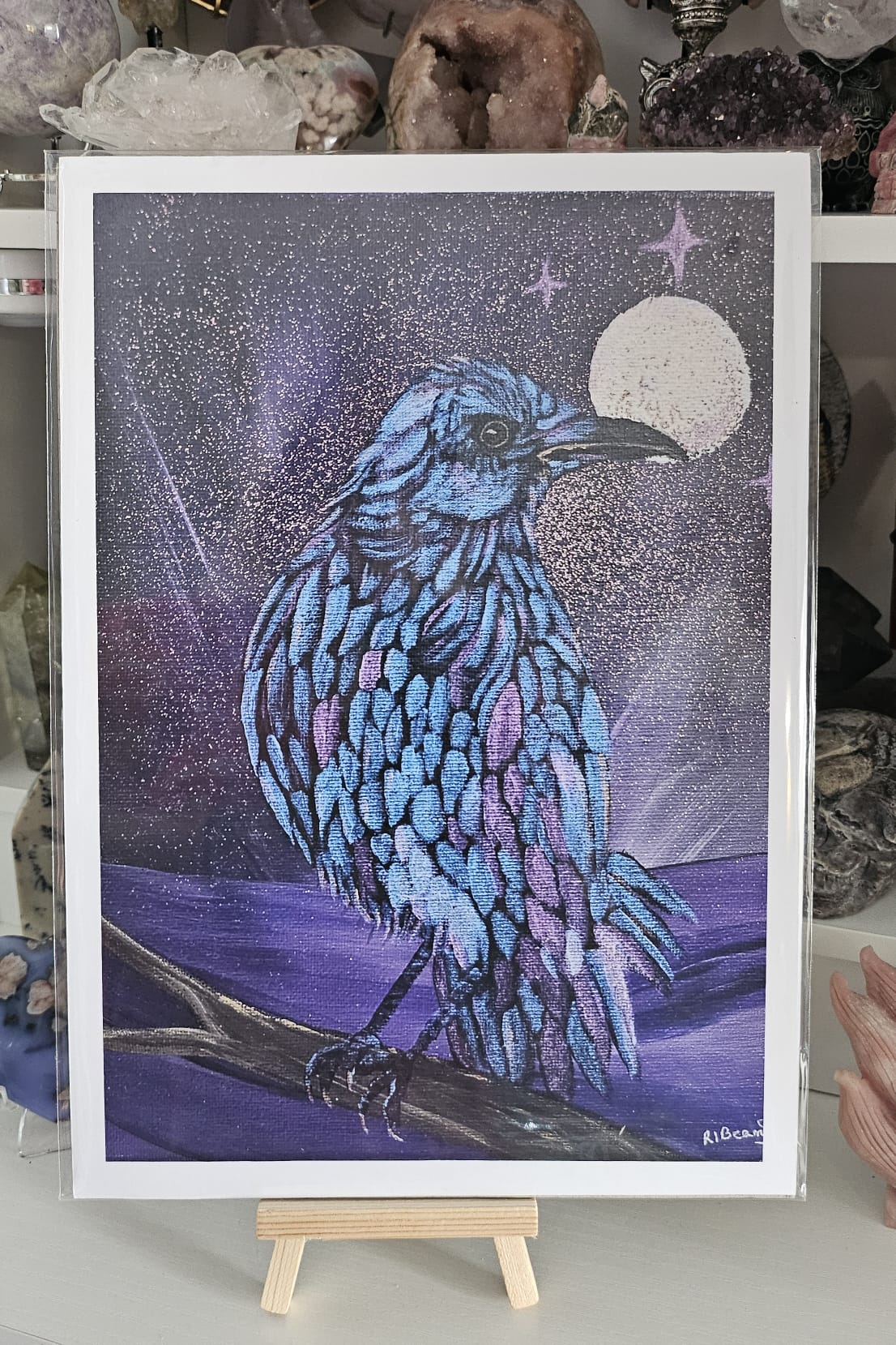 Moonlit Raven