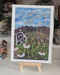 Raccoon in the Wildflowers