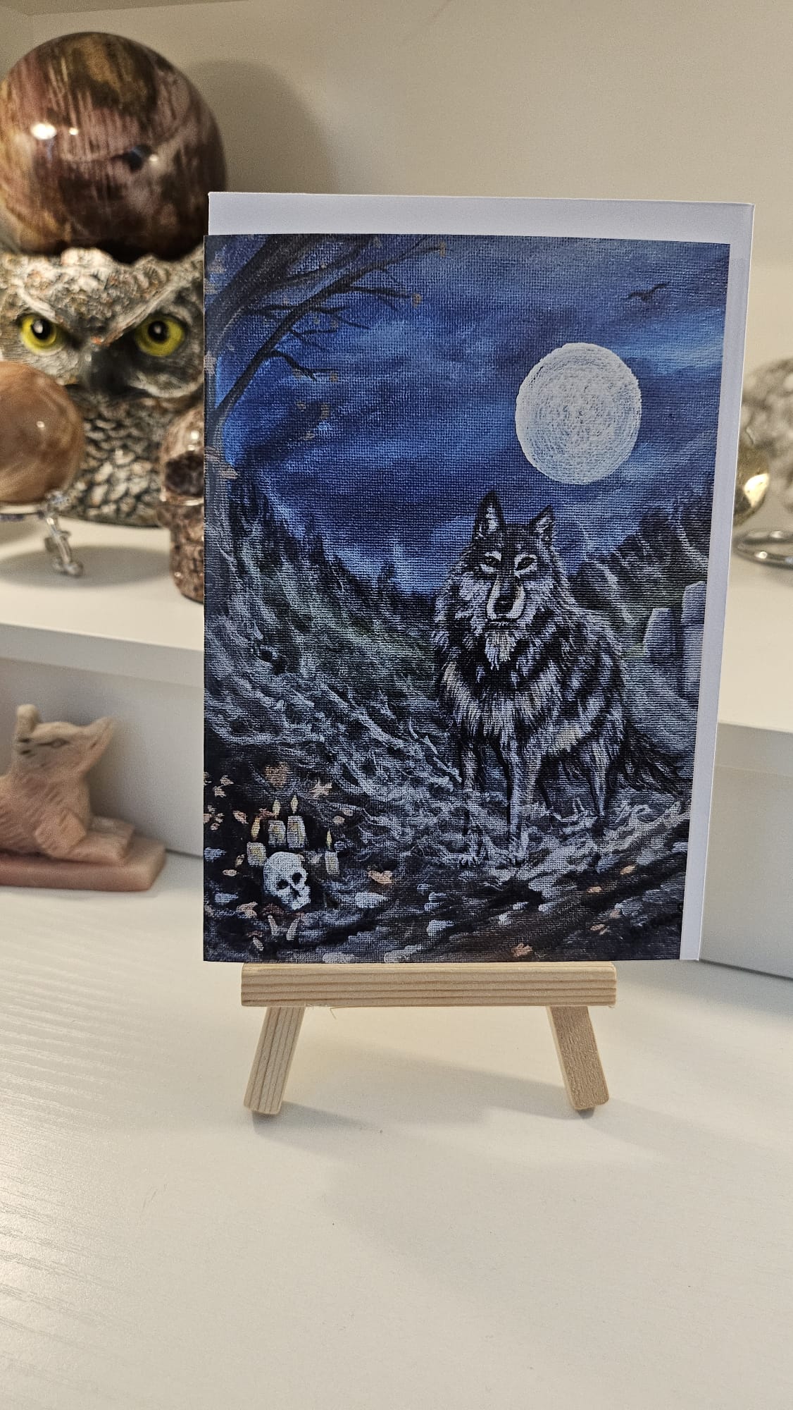 Wolf of the Veil Greeting Card