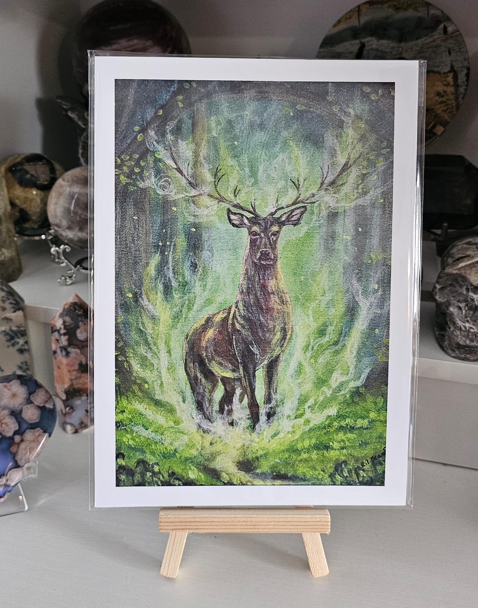 Deer in the Green Fire