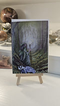 The Witch of Earth - Keeper of Roots and Stone Greeting Card