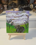 Little Field Mouse Under Lavender Skies