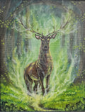 Deer in the Green Fire