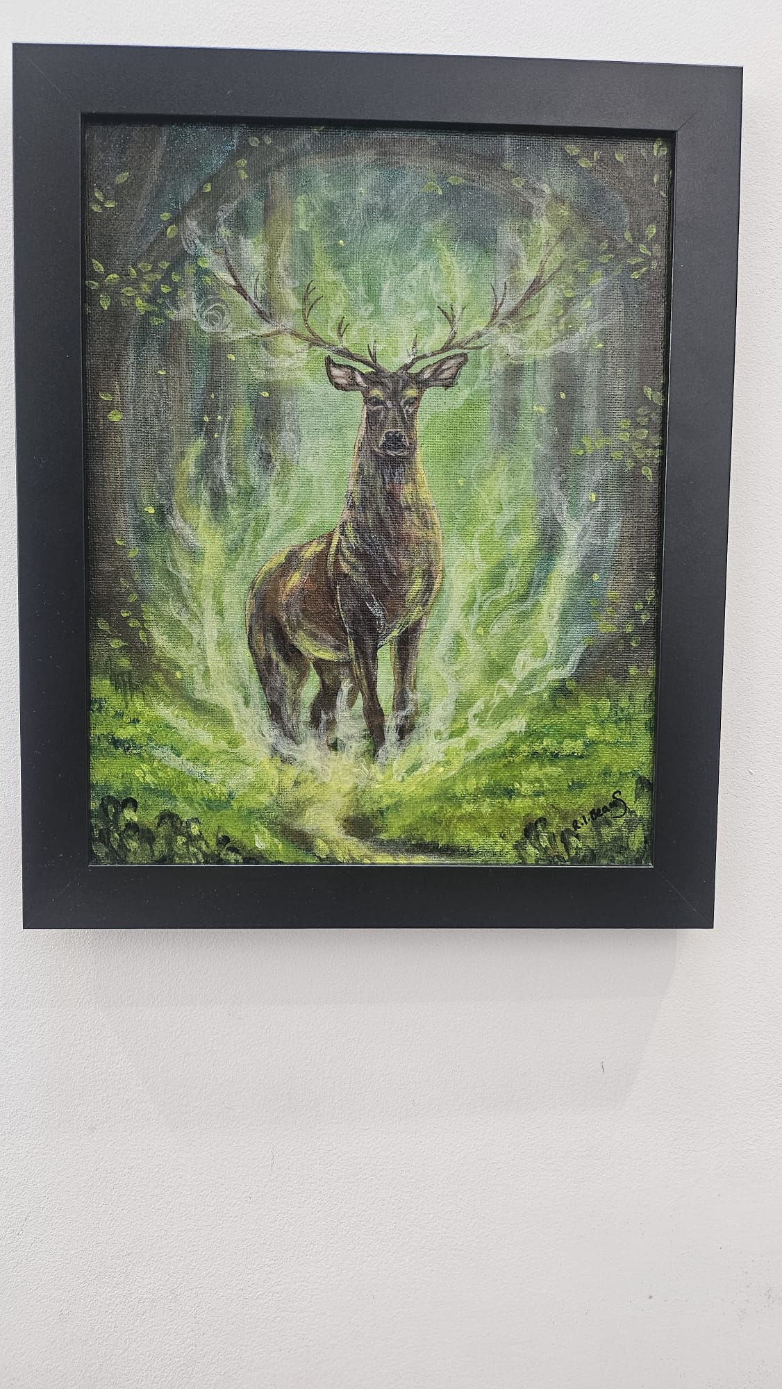 Deer in the Green Fire