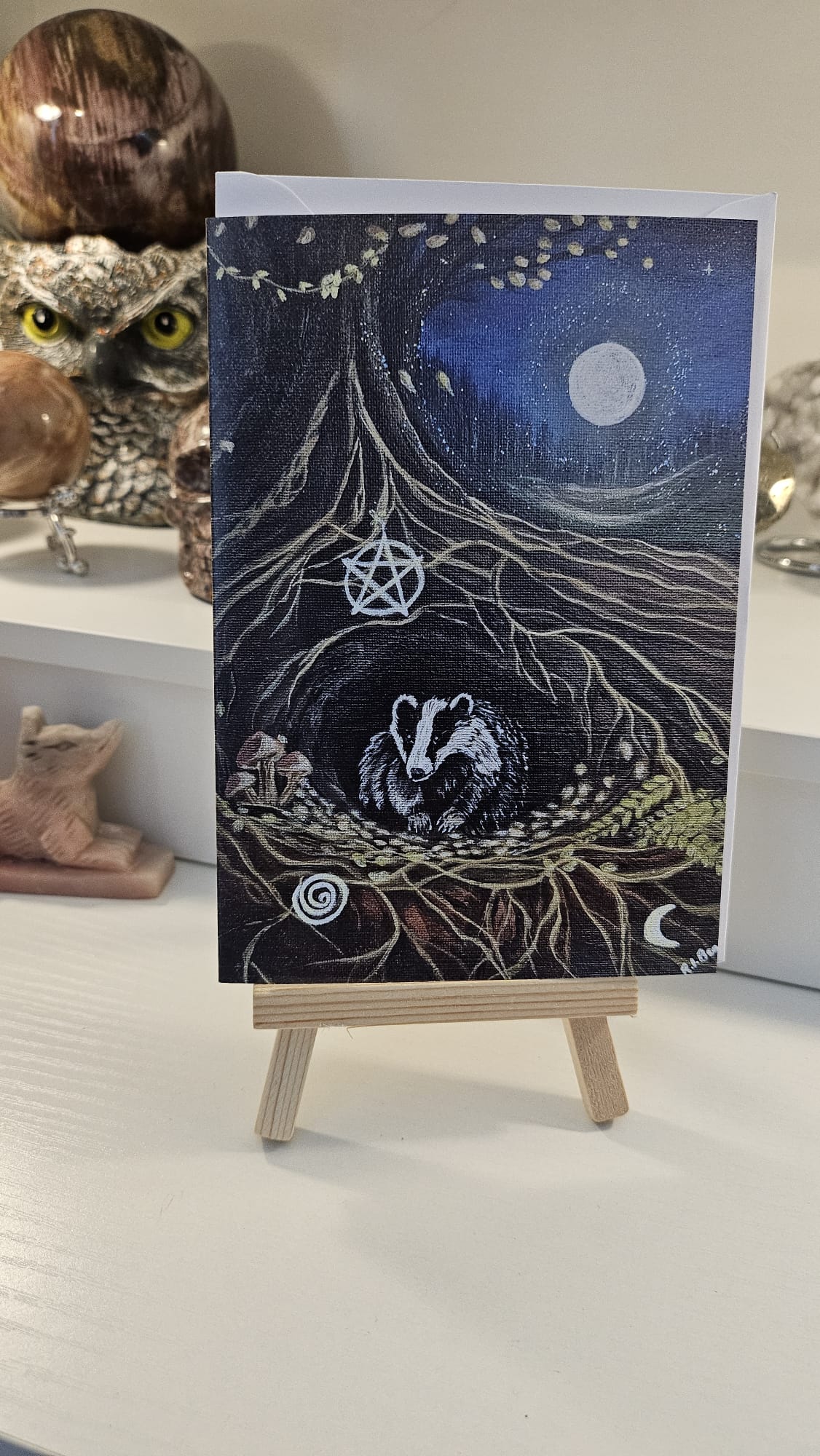 The Badger of the Earth Greeting Card
