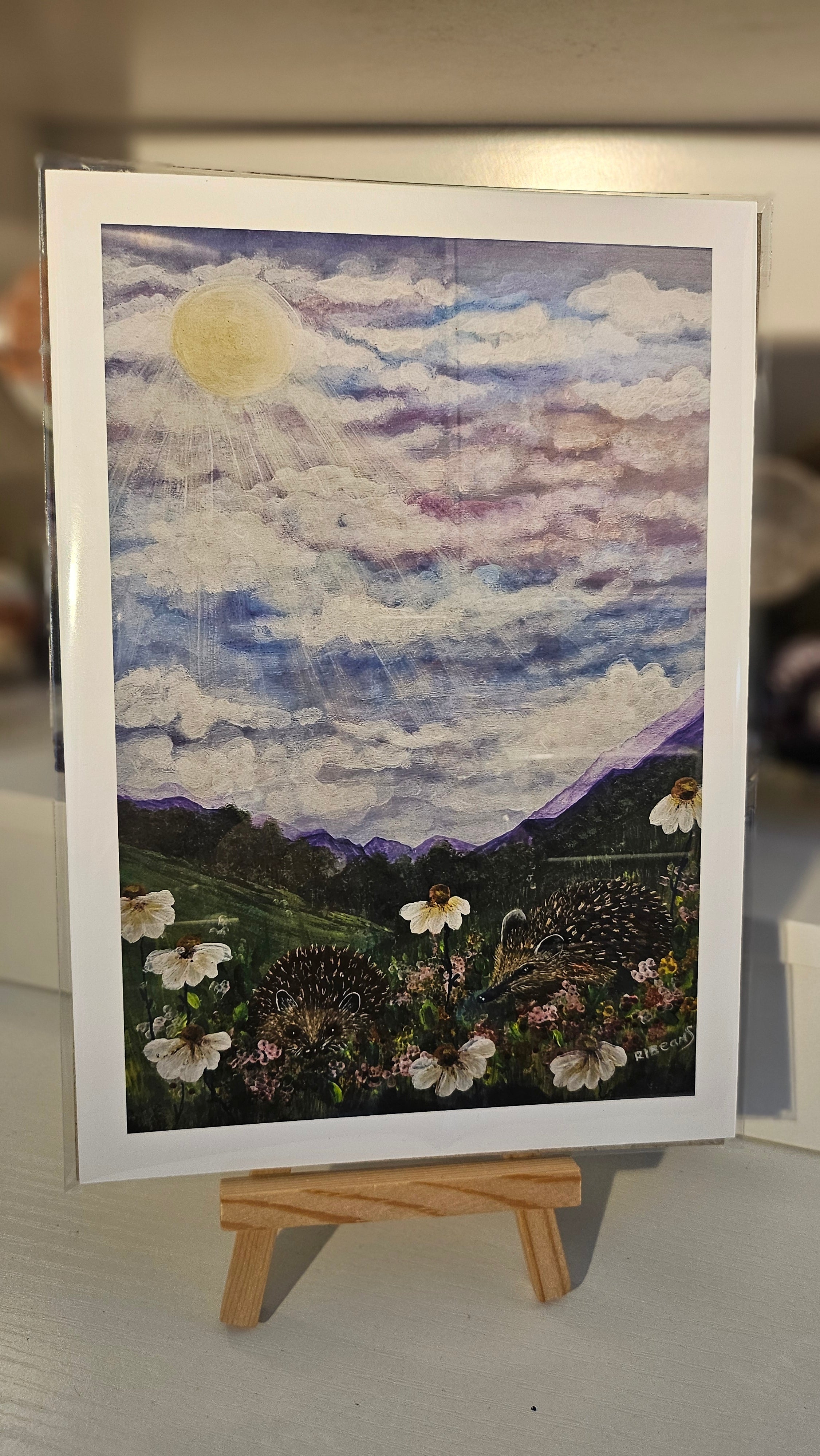 The Hedgehogs of Summer Light Print
