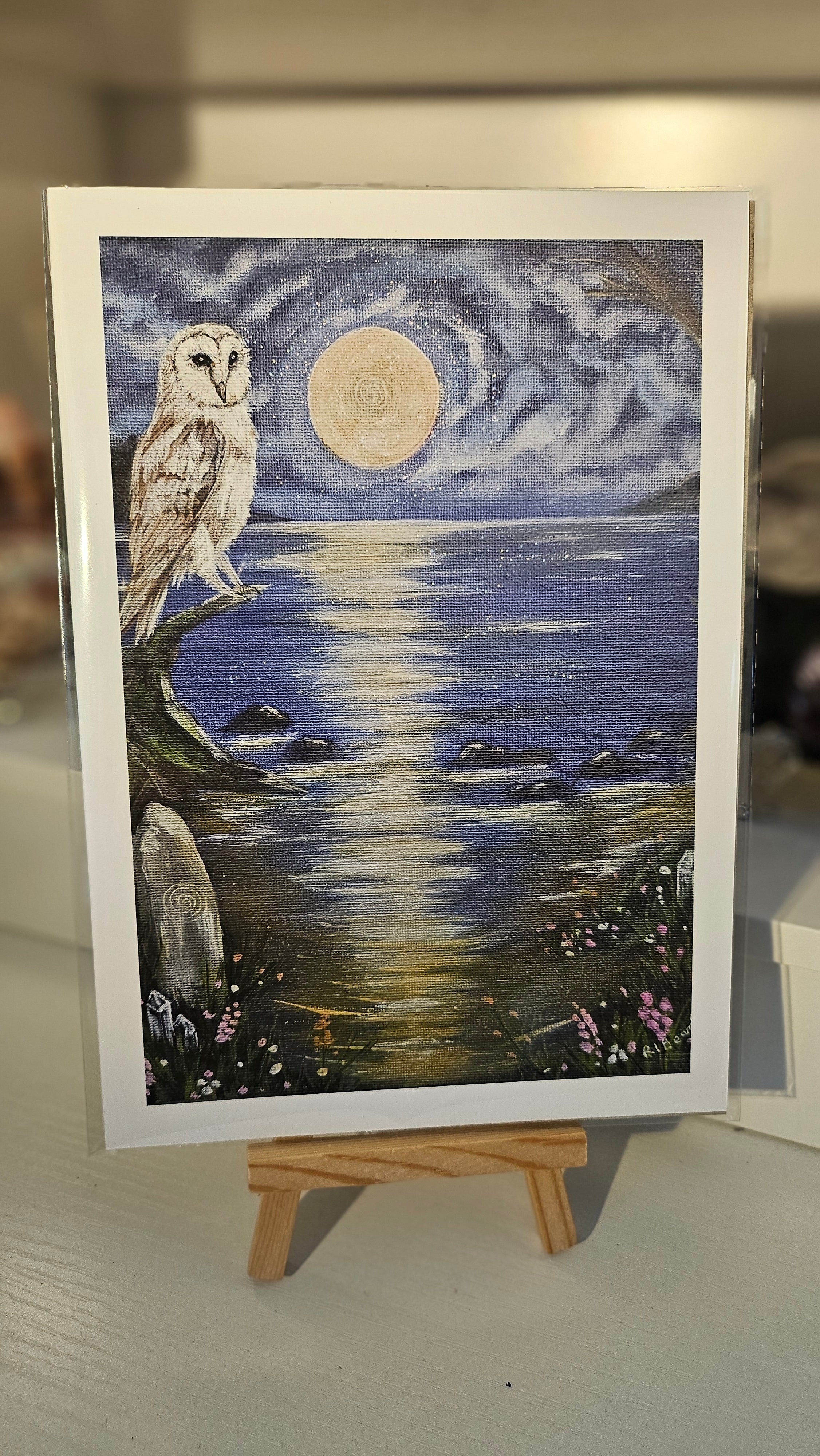 The Keeper of Moonlit Wisdom Print