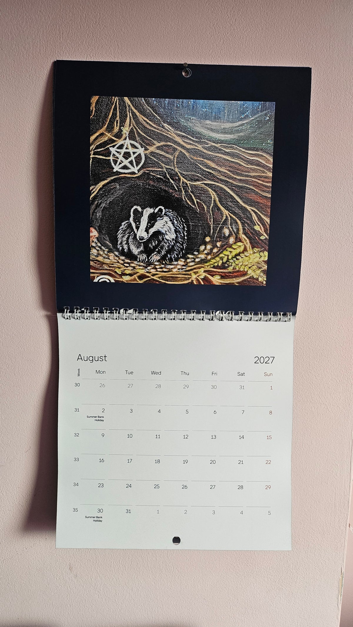 2027 Calendar - Find the Spiral