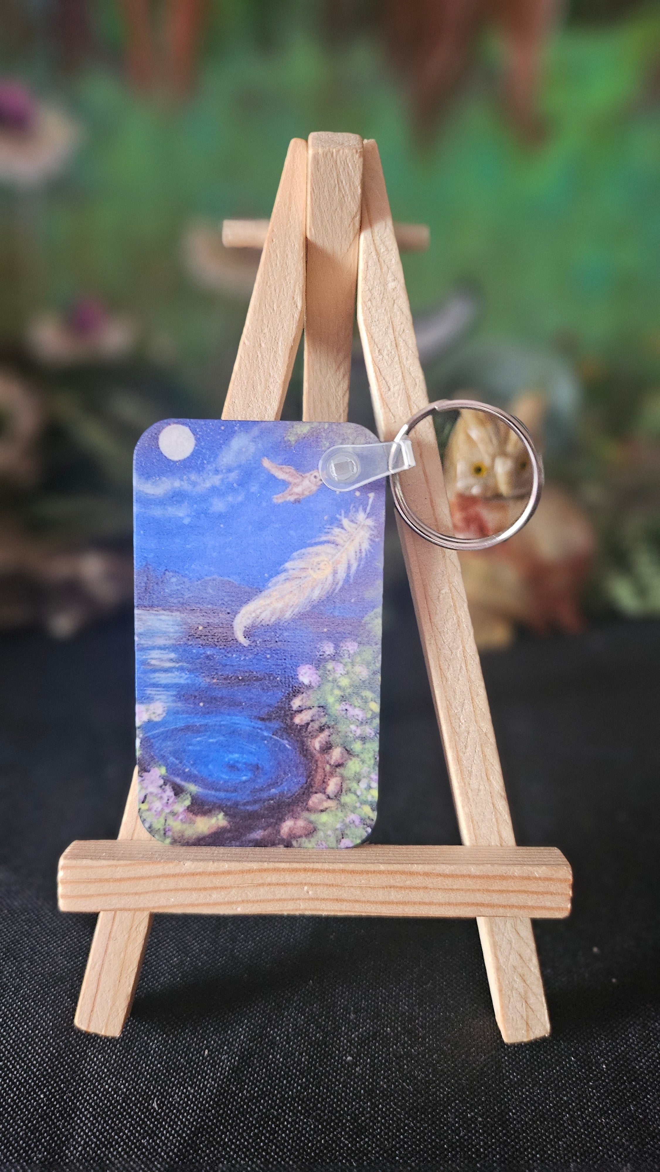 The Messengers Feather Keyring