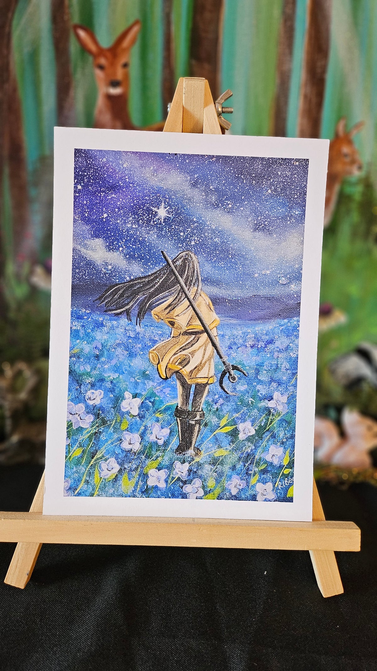 Between Stars and Wildflowers A5 Print