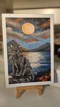 Moonlit guardian Print