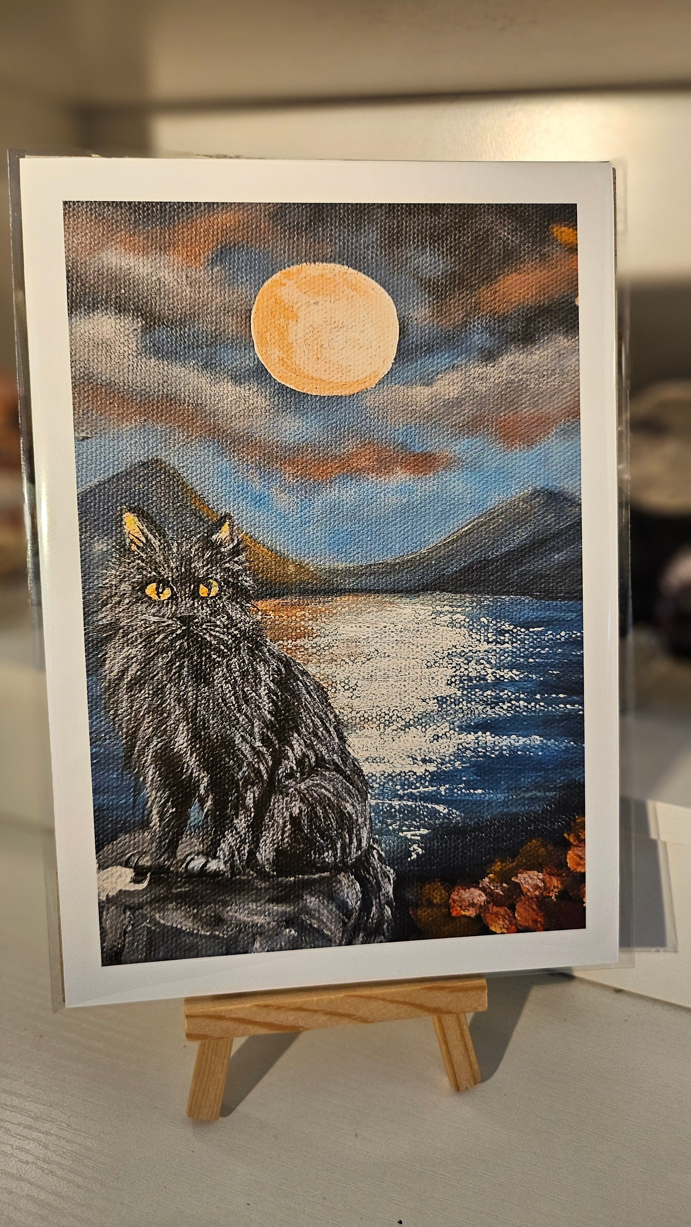 Moonlit guardian Print
