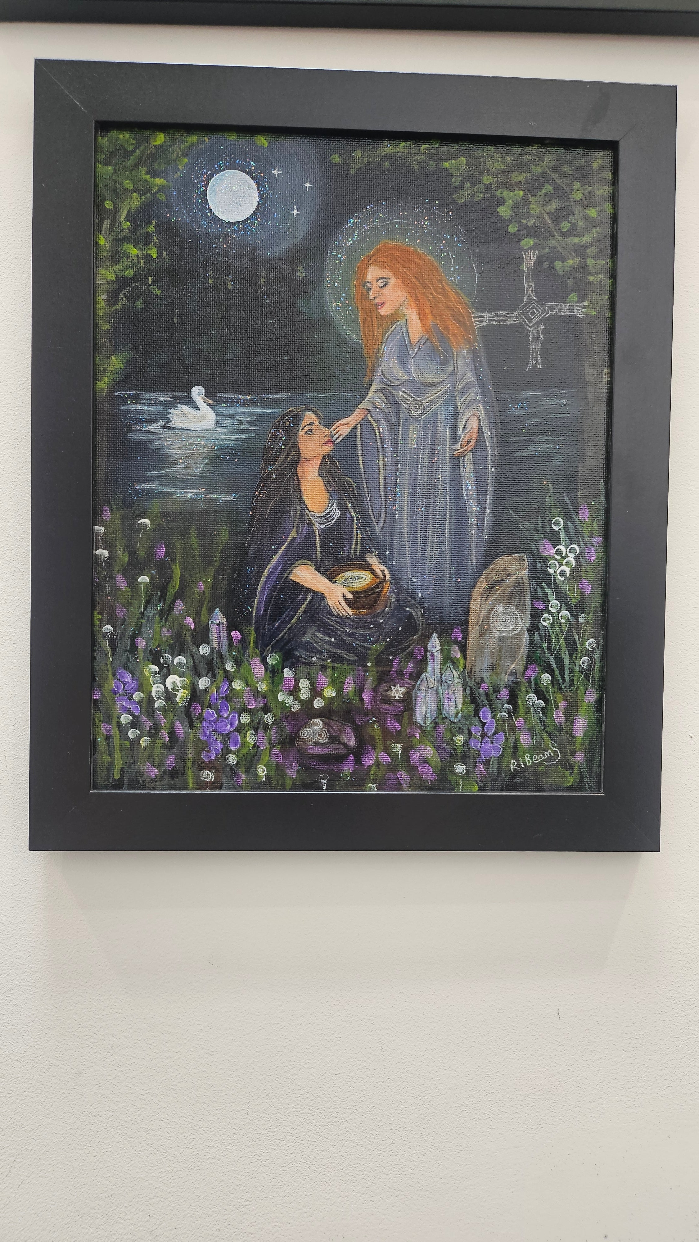 Brigid's light in the Hollow Wood