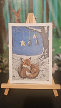 The Yule Fox A5 Print.