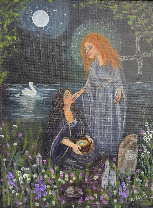 Brigid's light in the Hollow Wood