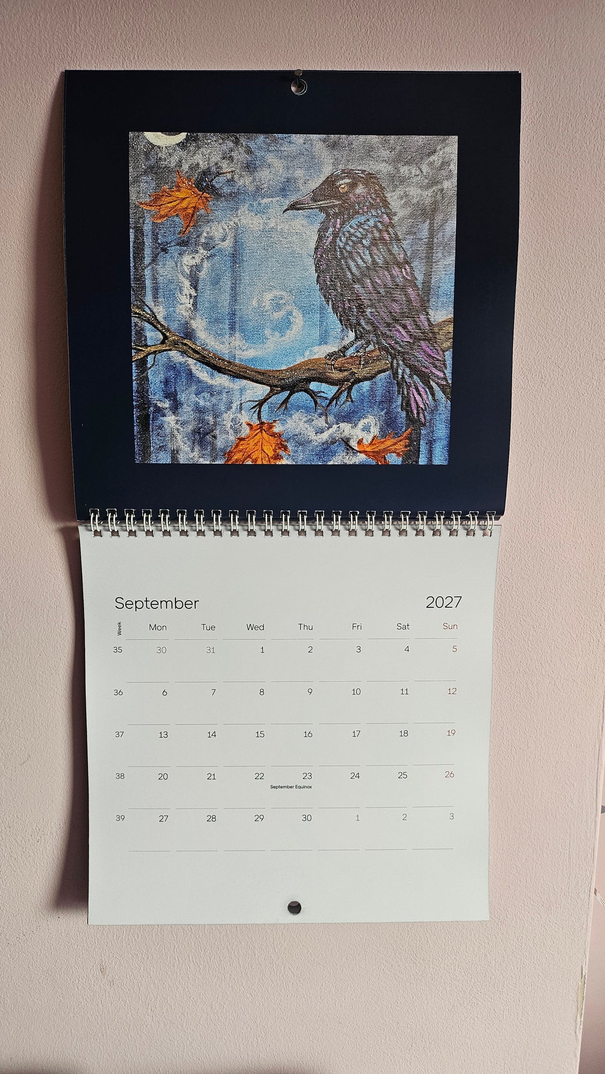 2027 Calendar - Find the Spiral