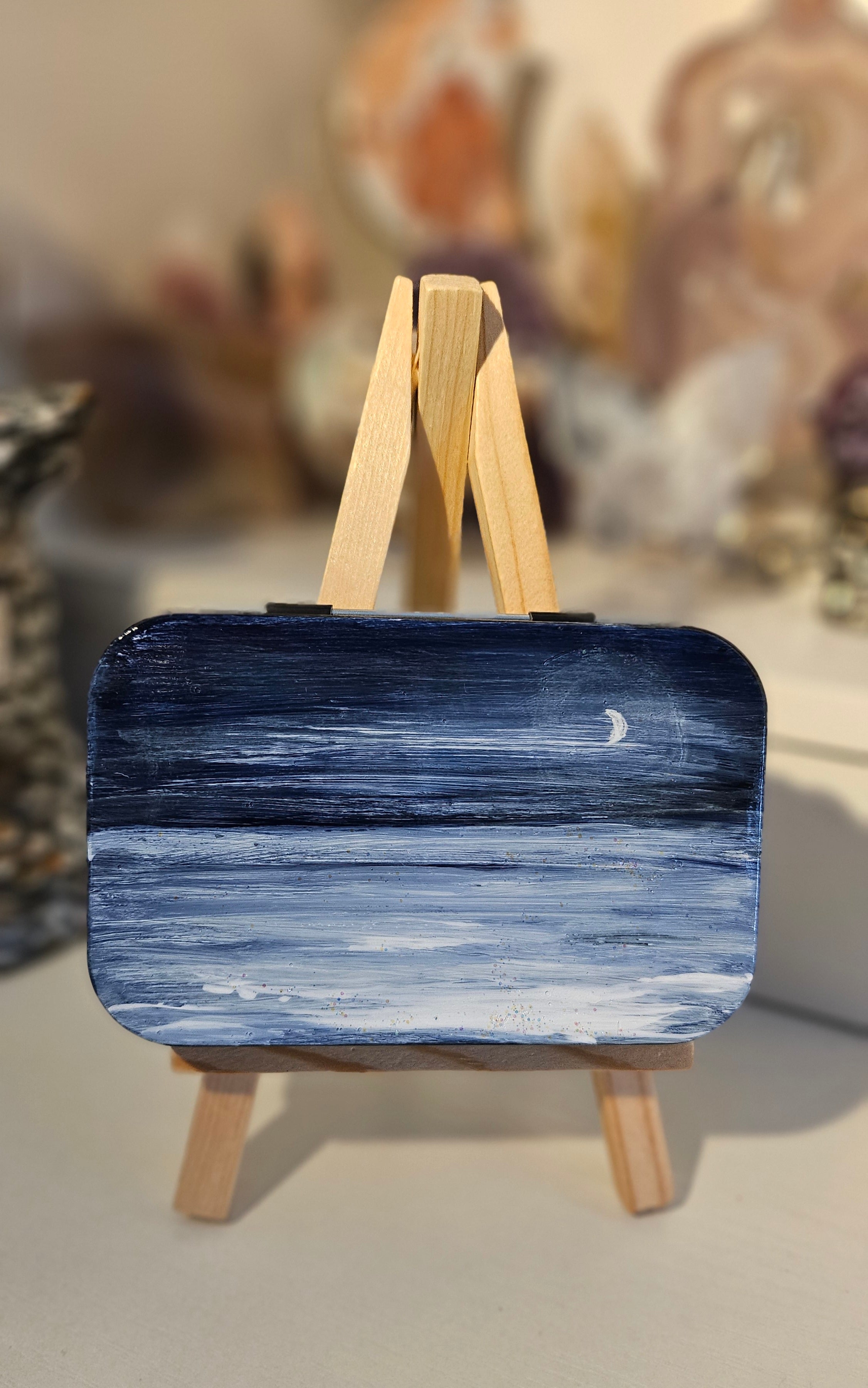 Hand-Painted Landscape & Seascape Tins