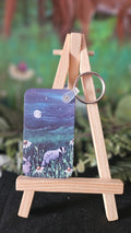 Moonlit Companions Keyring