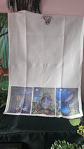 Tea towel - 3 paintings