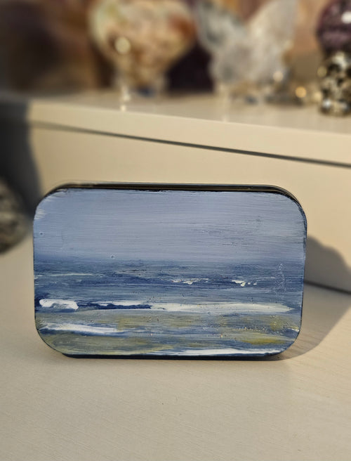 Hand-Painted Landscape & Seascape Tins