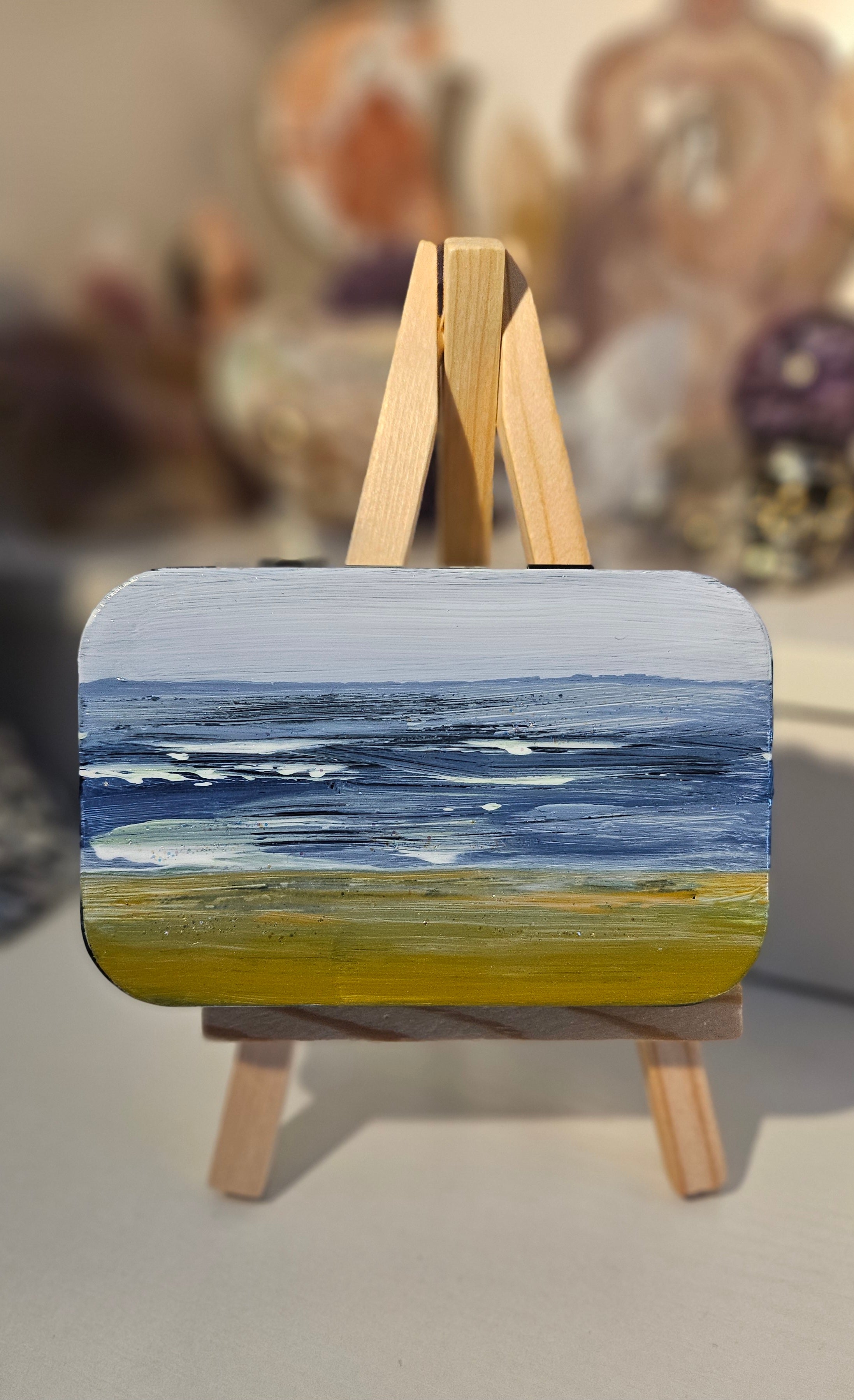 Hand-Painted Landscape & Seascape Tins