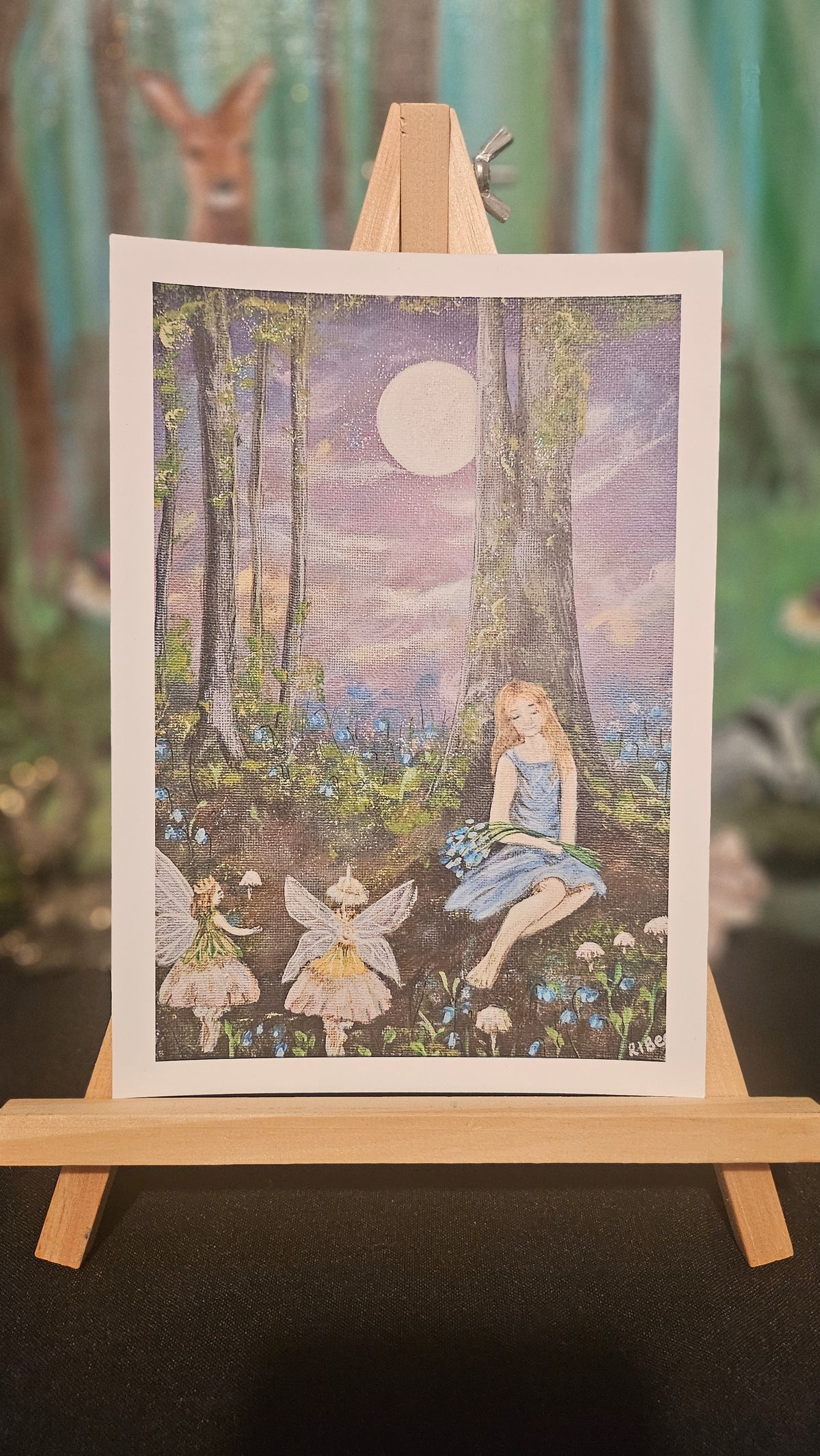 The Bluebell Keeper A5 Print
