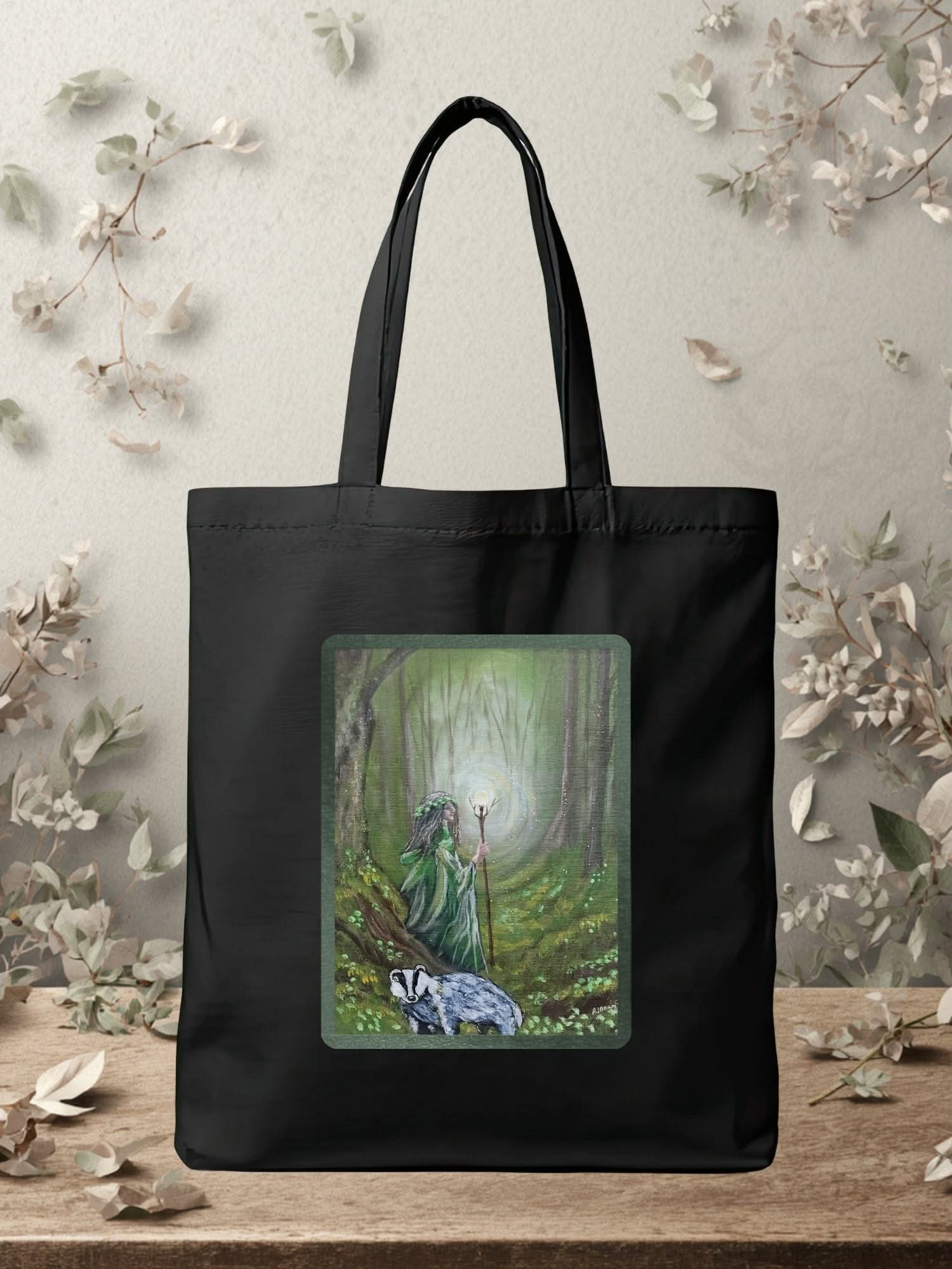 Withc of the earth Cotton Bag