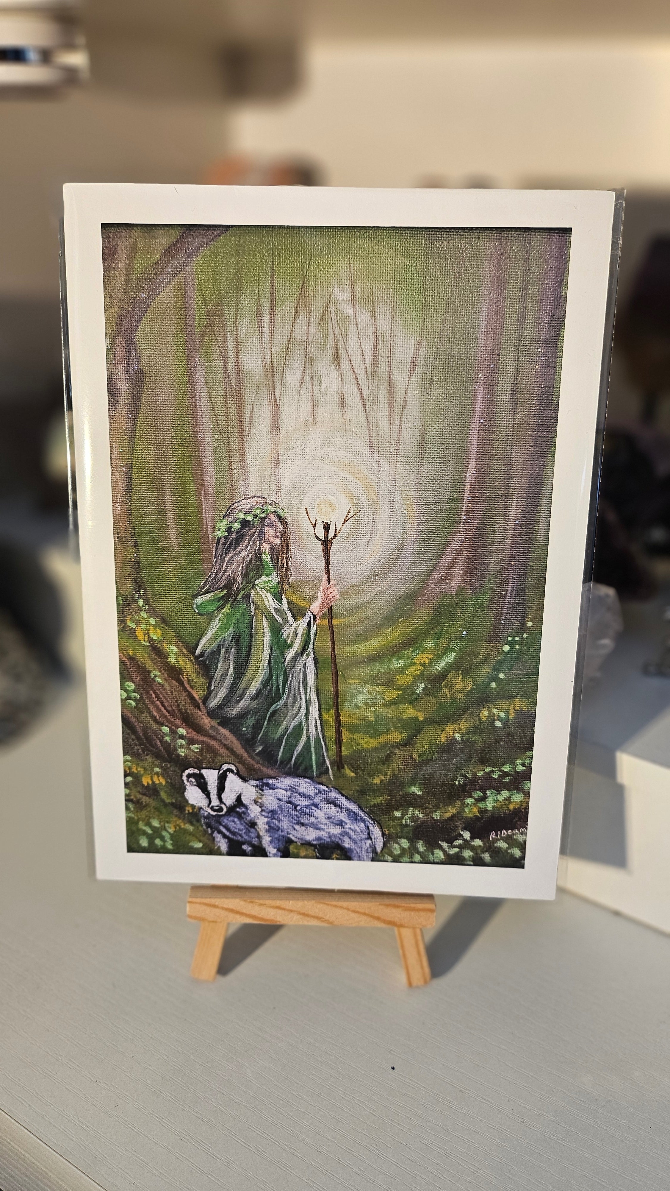 The Witch of the Earth A5 Print