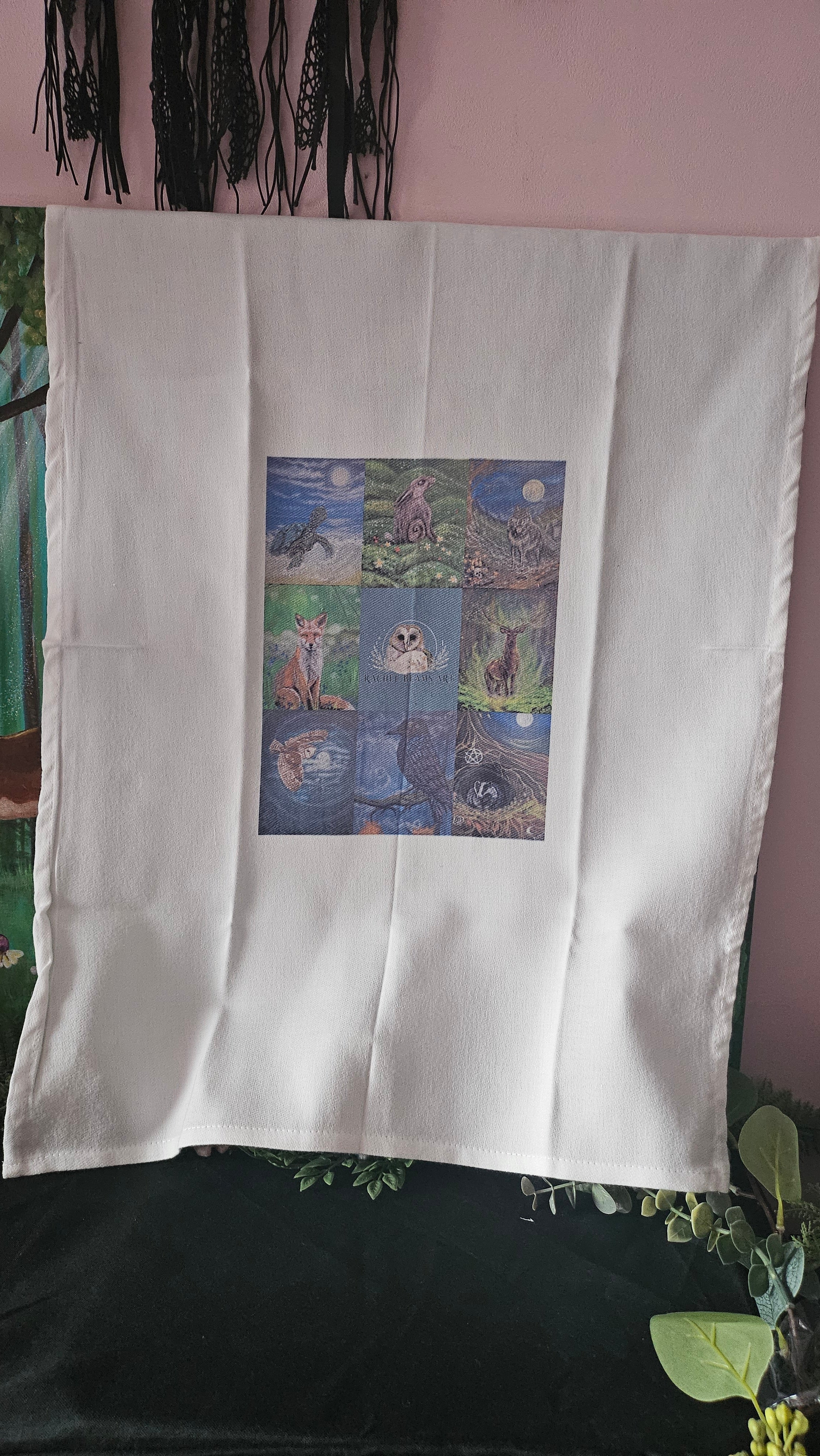 Tea towel - collage