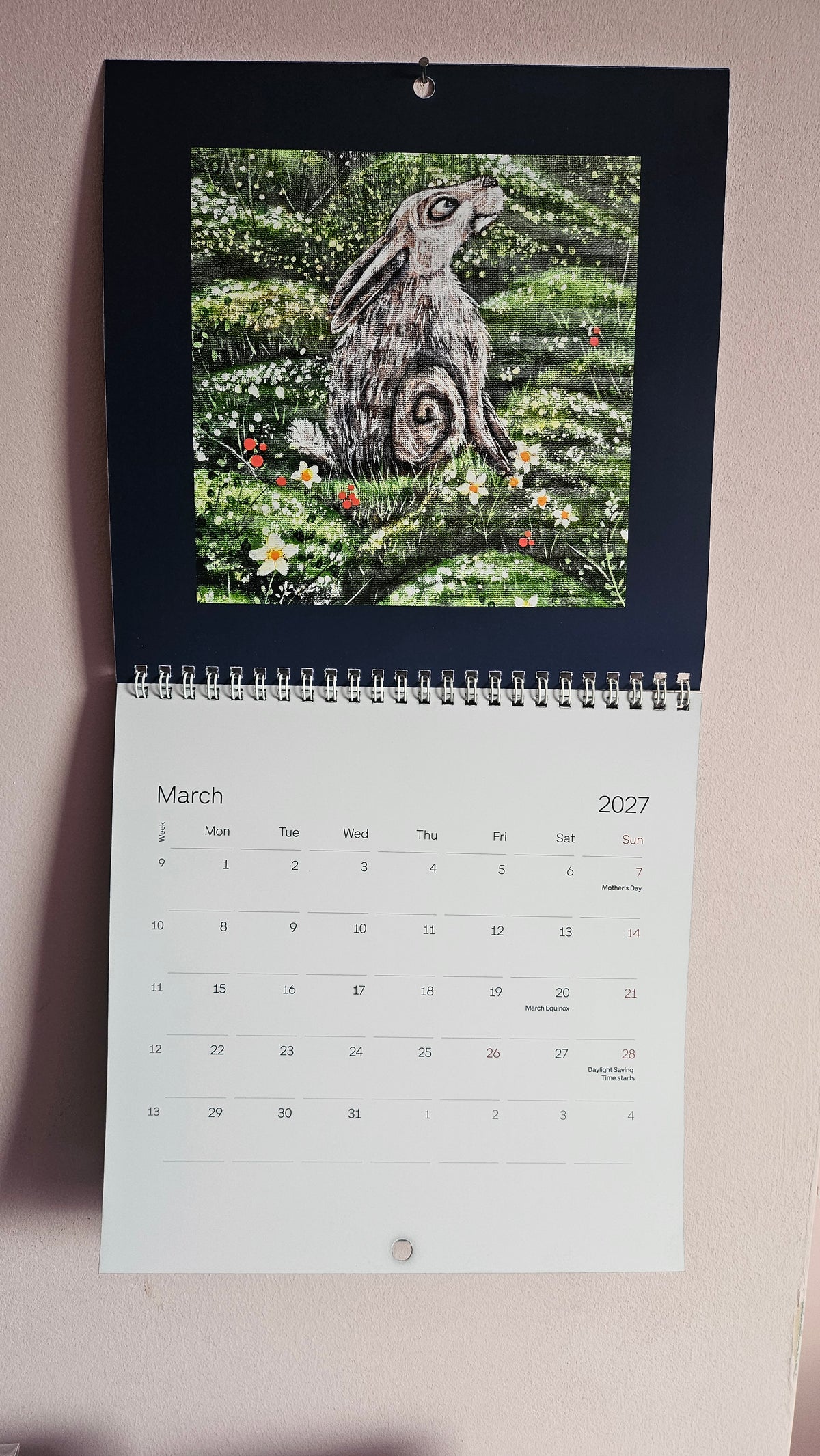 2027 Calendar - Find the Spiral