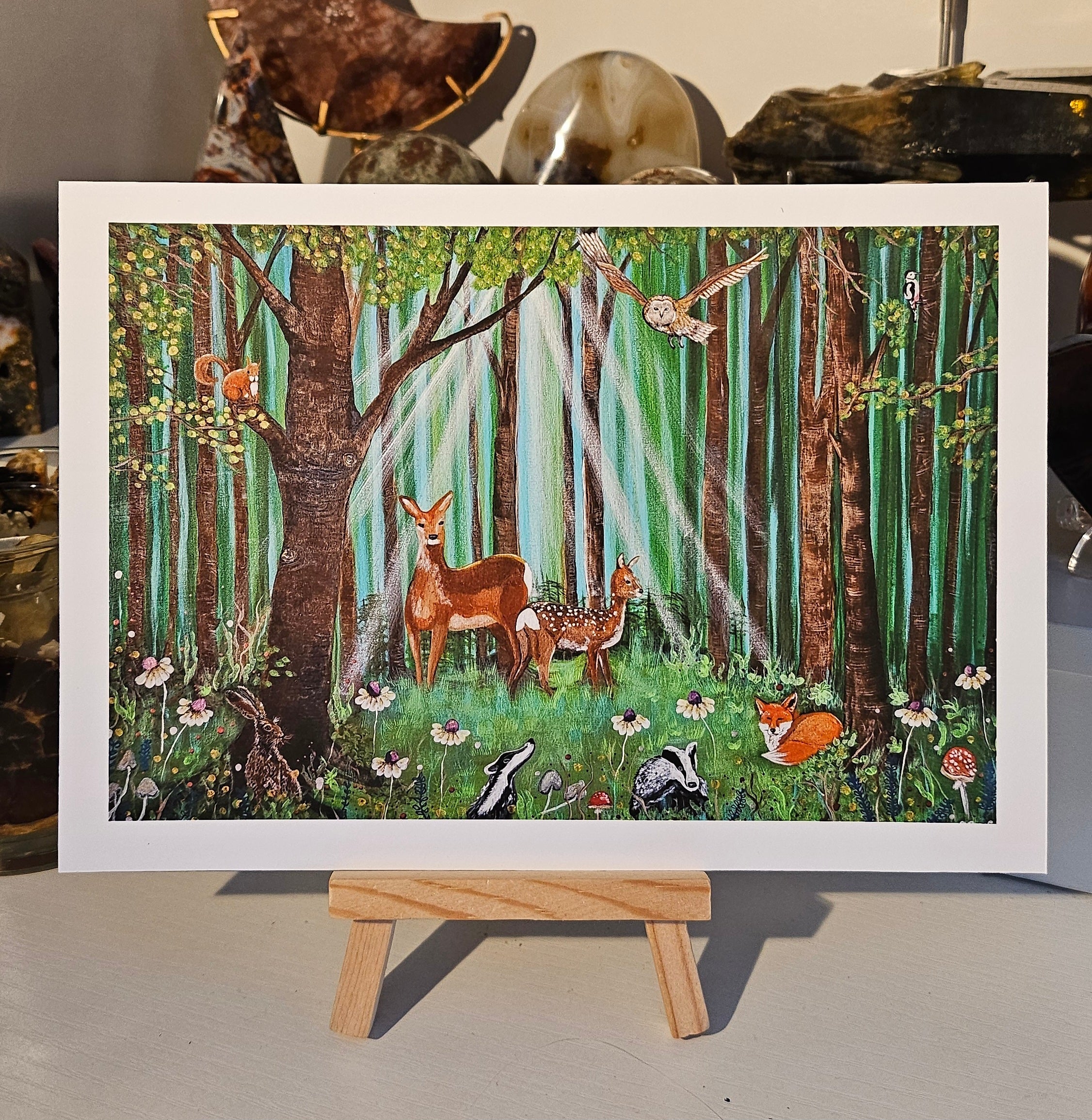 The Heart of the Greenwood A4 Print