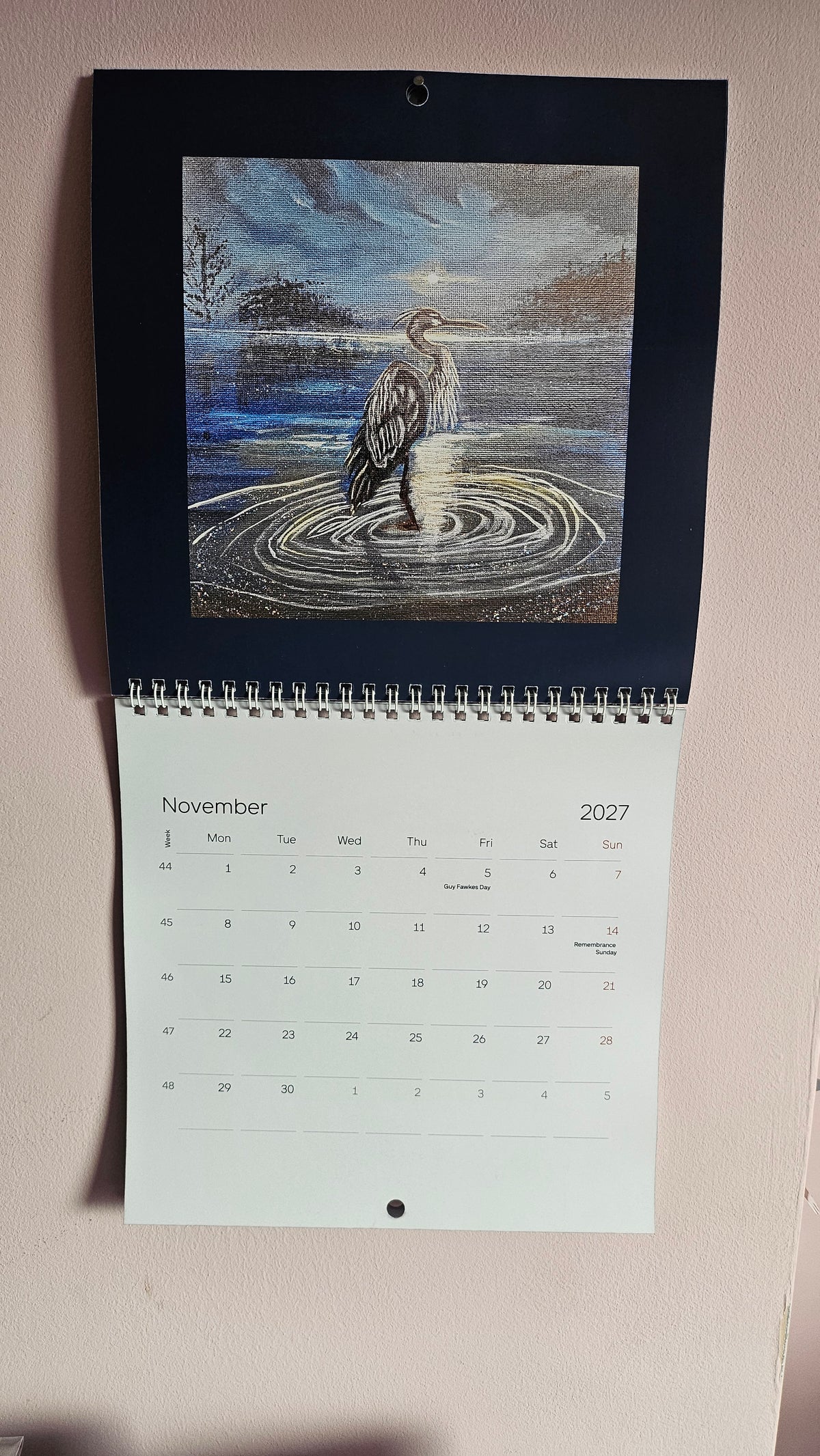 2027 Calendar - Find the Spiral