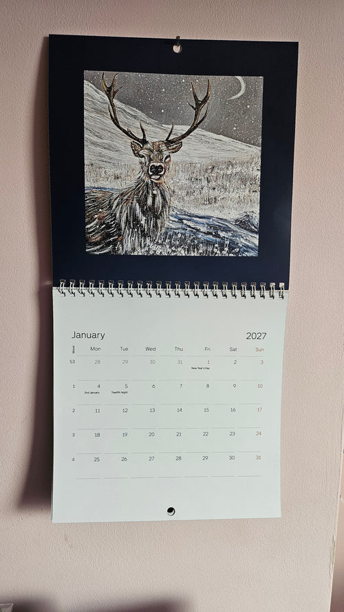 2027 Calendar - Find the Spiral