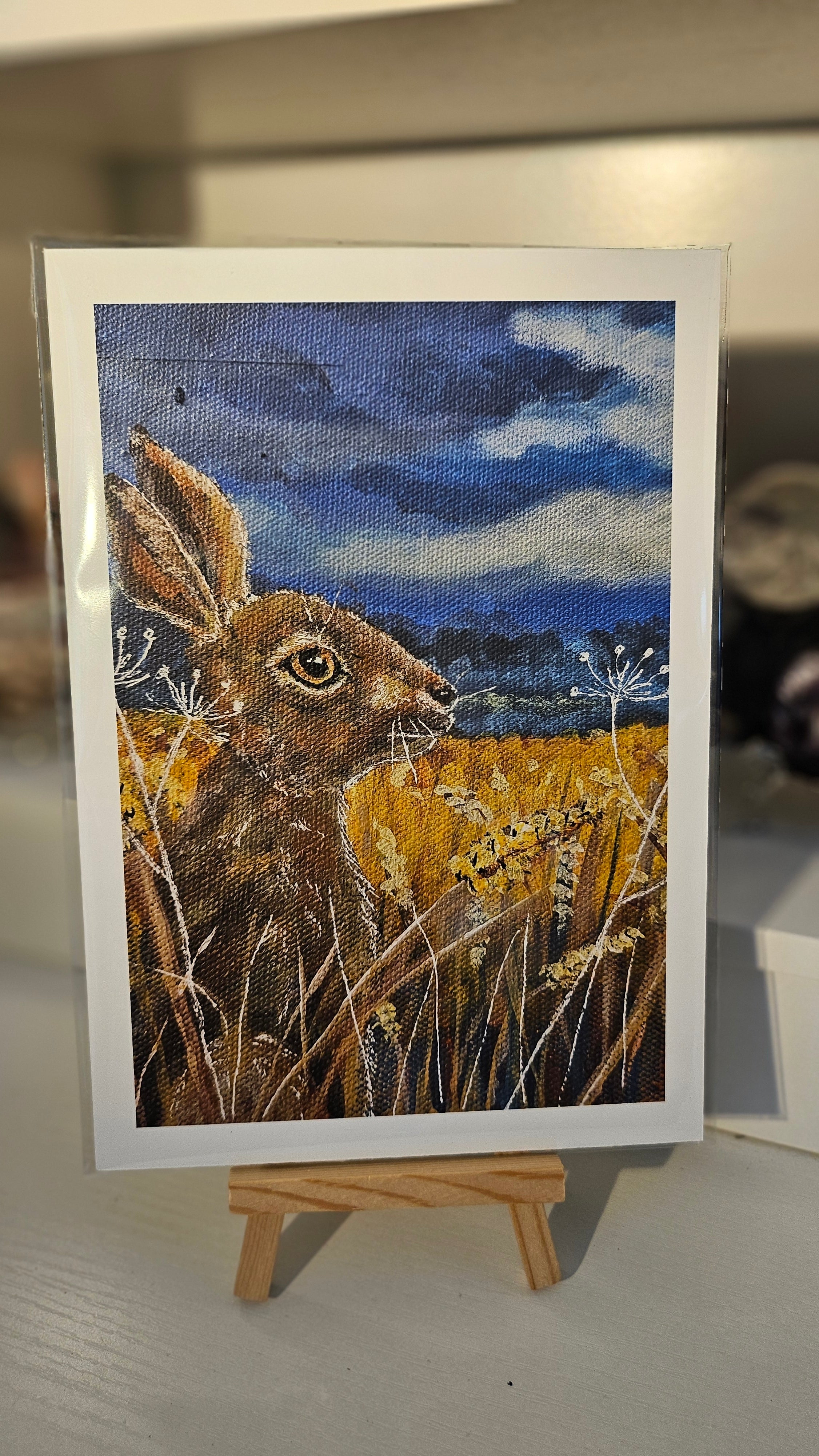 The Hare of the Golden Field Print