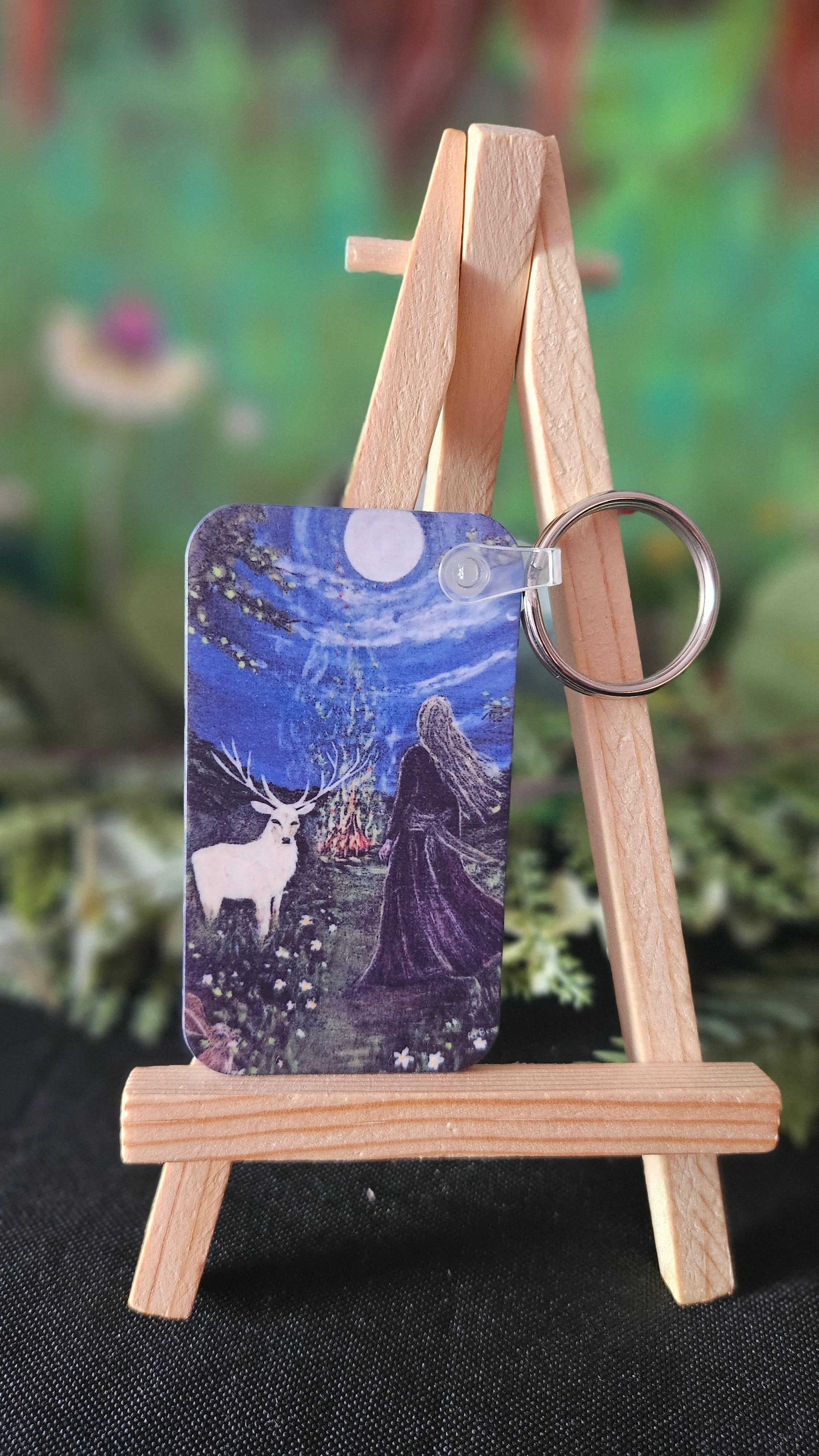 Under the Beltane Moon Keyring